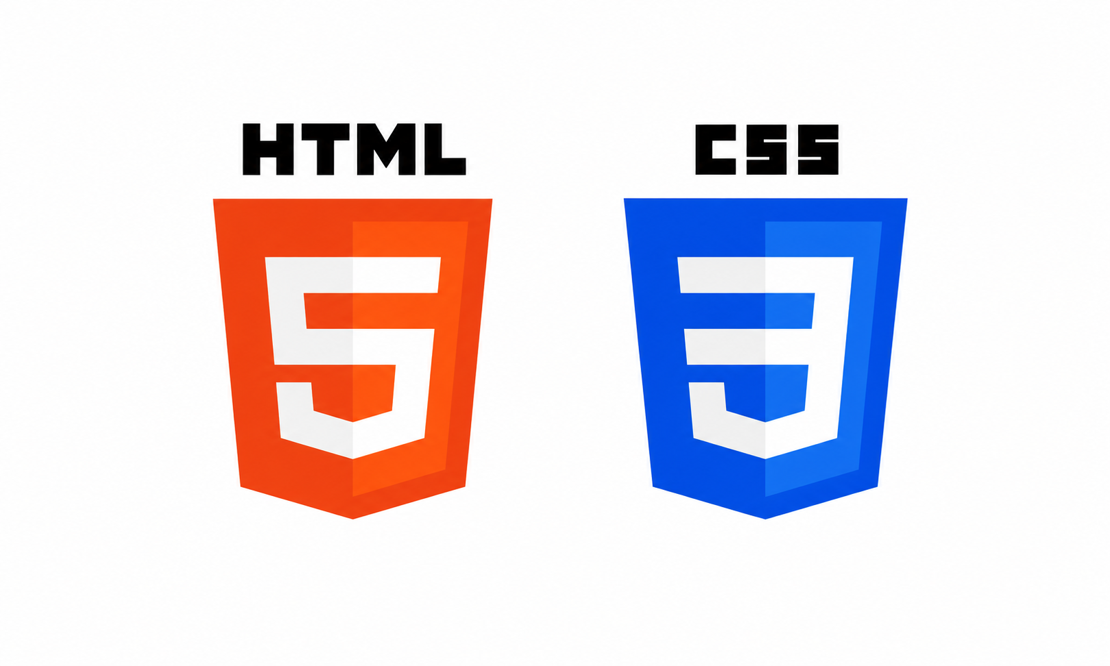 HTML and CSS logo